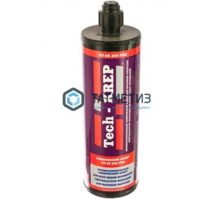 Химический анкер TIT VE-200 400 мл для тяжелых нагрузок быстрой фиксации + 1 насадка -  магазин крепежа «ТАТМЕТИЗ»