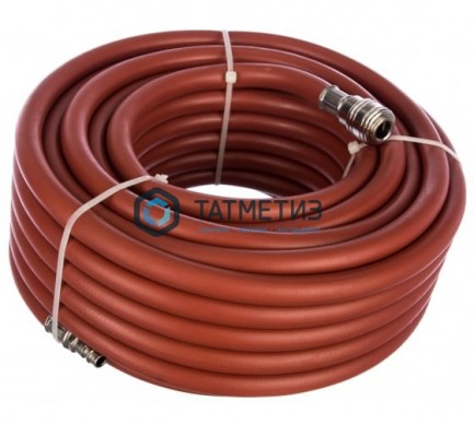Шланг пневматический резиновый, 10x16мм, 24 бар, армированный, быстросъем , 20м STELS | «ТАТМЕТИЗ» Шланг пневматический резиновый, 10x16мм, 24 бар, армированный, быстросъем , 20м STELS - магазин крепежа «ТАТМЕТИЗ»
