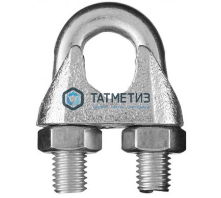 Зажим троса DIN 741 13 (25 шт уп) ТК | «ТАТМЕТИЗ» Зажим троса DIN 741 13 (25 шт уп) ТК - магазин крепежа «ТАТМЕТИЗ»