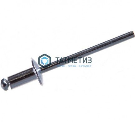 Заклепки ZK ал/ст 4,8x12 RAL 7004 (1000 шт/уп) | «ТАТМЕТИЗ» Заклепки ZK ал/ст 4,8x12 RAL 7004 (1000 шт/уп) - магазин крепежа «ТАТМЕТИЗ»