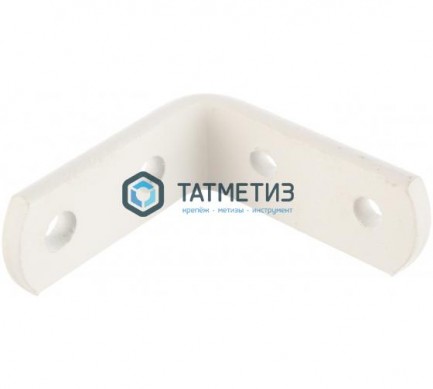 Кронштейн бытовой окрашенный белый 50*50*20*4,0 м | «ТАТМЕТИЗ» Кронштейн бытовой окрашенный белый 50*50*20*4,0 м - магазин крепежа «ТАТМЕТИЗ»