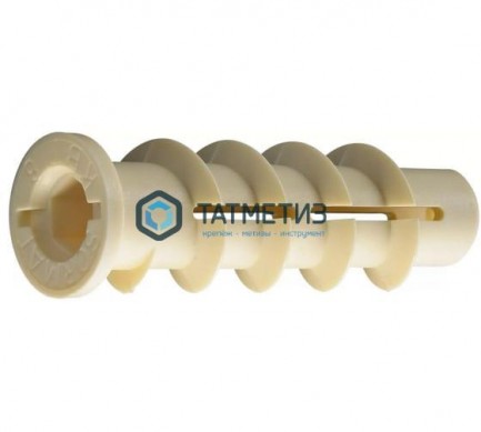 Дюбель д/газобетона нейлон 12х60 (шуруп 8 мм) КТ | «ТАТМЕТИЗ» Дюбель д/газобетона нейлон 12х60 (шуруп 8 мм) КТ - магазин крепежа «ТАТМЕТИЗ»