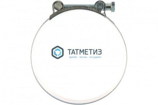 Хомут силовой, тип ROBUST, цинк,140-148 мм | «ТАТМЕТИЗ» Хомут силовой, тип ROBUST, цинк,140-148 мм - магазин крепежа «ТАТМЕТИЗ»
