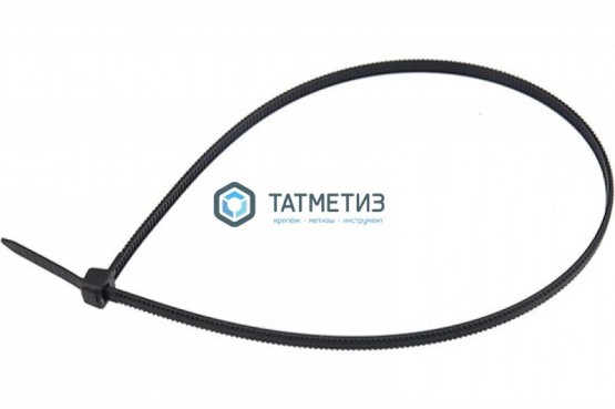 Хомут-стяжка нейлон  500 х 7,6  (100 шт/уп)  REXANT черный -  магазин крепежа «ТАТМЕТИЗ»
