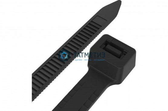 Хомут-стяжка нейлон  500 х 7,6  (100 шт/уп)  REXANT черный -  магазин крепежа «ТАТМЕТИЗ»