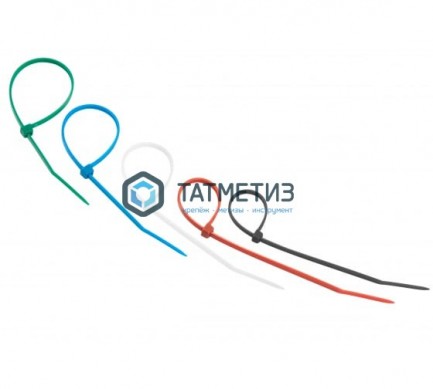 Хомут-стяжка нейлон 150 х 3, 0 (25) REXANT Цветные | «ТАТМЕТИЗ» Хомут-стяжка нейлон 150 х 3, 0 (25) REXANT Цветные - магазин крепежа «ТАТМЕТИЗ»