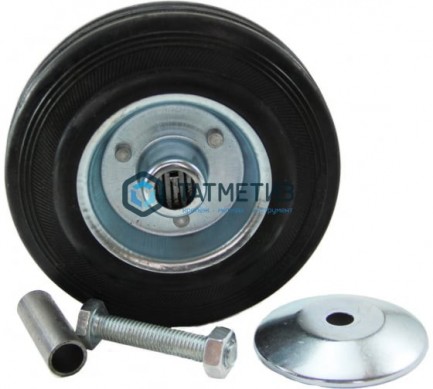 Колеса большегрузные НЕЙЛОН неповоротное с площадкой d 125 мм | «ТАТМЕТИЗ» Колеса большегрузные НЕЙЛОН неповоротное с площадкой d 125 мм - магазин крепежа «ТАТМЕТИЗ»