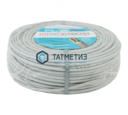 Кабель силовой NYM 3 х 1,5 мм (100 м/бух) | «ТАТМЕТИЗ» Кабель силовой NYM 3 х 1,5 мм (100 м/бух) - магазин крепежа «ТАТМЕТИЗ»