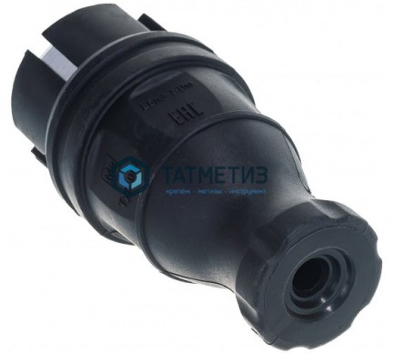 Эл.вилка прямая с/з каучук ОМЕГА IP44 ВБп3-1-0м IEK -  магазин крепежа «ТАТМЕТИЗ»