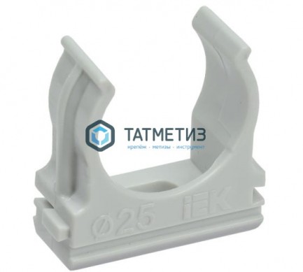 Держатель с защелкой CF25 ИЭК CTA10D-CF25-K41-100 | «ТАТМЕТИЗ» Держатель с защелкой CF25 ИЭК CTA10D-CF25-K41-100 - магазин крепежа «ТАТМЕТИЗ»