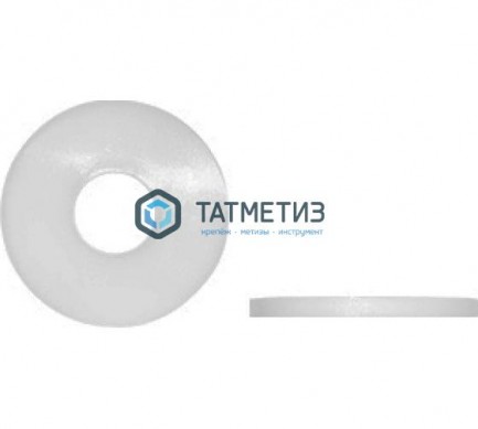 Шайба полиамидная DIN 9021 М12 (без фаски) (100 шт/уп) | «ТАТМЕТИЗ» Шайба полиамидная DIN 9021 М12 (без фаски) (100 шт/уп) - магазин крепежа «ТАТМЕТИЗ»