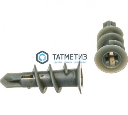 Дюбель Дрива пластик, со сверлом 14х32 (100 шт/уп) КК | «ТАТМЕТИЗ» Дюбель Дрива пластик, со сверлом 14х32 (100 шт/уп) КК - магазин крепежа «ТАТМЕТИЗ»