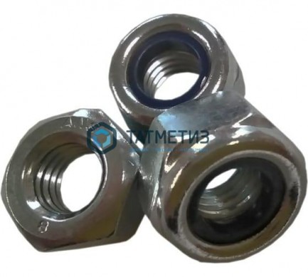 Гайка самоконтр DIN 985, оц М24  (50 шт/уп) SR -  магазин крепежа «ТАТМЕТИЗ»