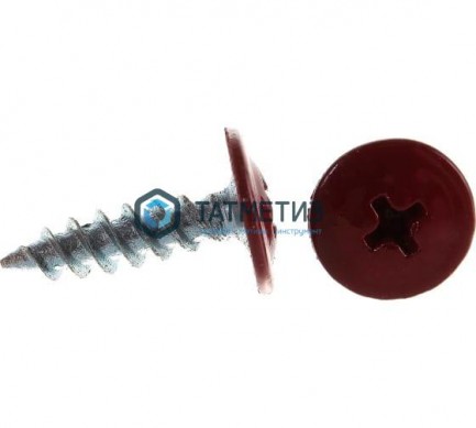 Саморез п/ш остр. 4,2x16 RAL 3003 (1000 шт/уп) | «ТАТМЕТИЗ» Саморез п/ш остр. 4,2x16 RAL 3003 (1000 шт/уп) - магазин крепежа «ТАТМЕТИЗ»