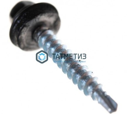 Саморез окраш.кров. 4,8х35 /9005/ (3500 шт/уп) ТК черный янтарь | «ТАТМЕТИЗ» Саморез окраш.кров. 4,8х35 /9005/ (3500 шт/уп) ТК черный янтарь - магазин крепежа «ТАТМЕТИЗ»