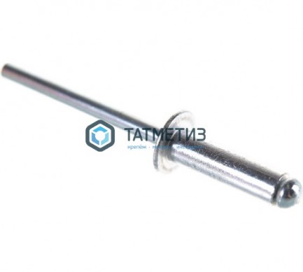 Заклепка 4, 8 х 16 вытяжная алюм А2 DIN 7337 -  магазин крепежа «ТАТМЕТИЗ»
