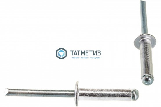 Заклепки ZK ал/ст 6,4x25 (250 шт/уп) SRC | «ТАТМЕТИЗ» Заклепки ZK ал/ст 6,4x25 (250 шт/уп) SRC - магазин крепежа «ТАТМЕТИЗ»
