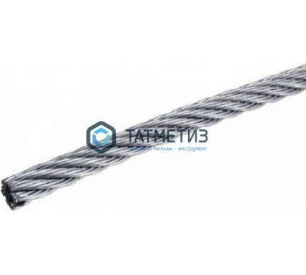 Трос  стальной оц. 1 мм DIN 3055  (200 м/бух) -  магазин крепежа «ТАТМЕТИЗ»
