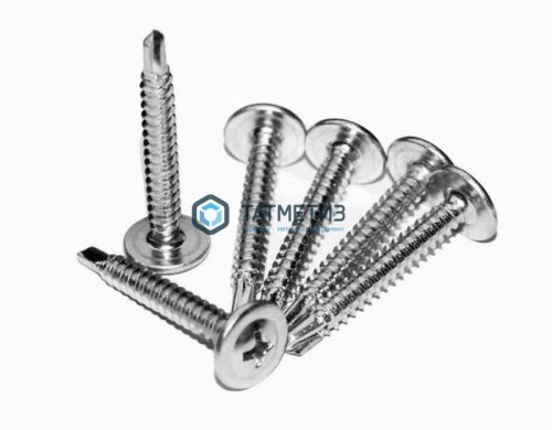 Саморез с прессшайбой сверло крест/шл "клоп" д/алюм. АРТ 9998 А2 4,2X25 |  «ТАТМЕТИЗ» Саморез с прессшайбой сверло крест/шл "клоп" д/алюм. АРТ 9998 А2 4,2X25 -  магазин крепежа «ТАТМЕТИЗ»