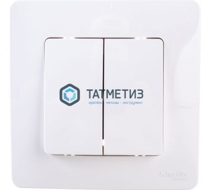 Выключатель 2-кл. СП BLANCA, 10A, 250B, белый Schneider Electric -  магазин крепежа «ТАТМЕТИЗ»