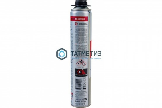 Пена монтажная проф Sila Pro SIBERIA ЗИМНЯЯ TopGun 65 850 мл /12 | «ТАТМЕТИЗ» Пена монтажная проф Sila Pro SIBERIA ЗИМНЯЯ TopGun 65 850 мл /12 - магазин крепежа «ТАТМЕТИЗ»