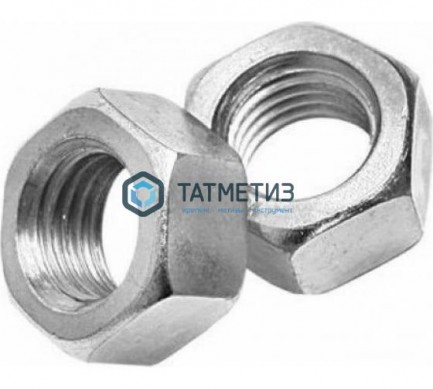 Гайка DIN 934, оцинк М20  КП 8  (уп 20 кг / 300 шт) ISO 4032* ММЗ -  магазин крепежа «ТАТМЕТИЗ»