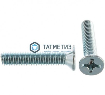 Винт потай DIN 965 оц 8х 40  (1600 шт/уп) КК -  магазин крепежа «ТАТМЕТИЗ»