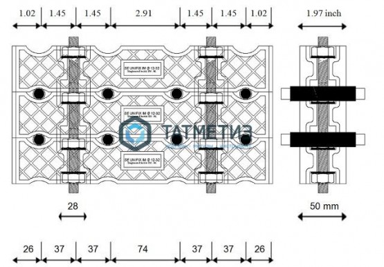 Кабельные блоки: Dutchclamp Unifix IM 3x12-32 -  магазин крепежа «ТАТМЕТИЗ»