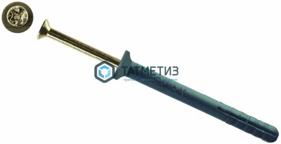 Дюбель-гвоздь 8х 60 потай (500 шт уп) OMAX | «ТАТМЕТИЗ» Дюбель-гвоздь 8х 60 потай (500 шт уп) OMAX - магазин крепежа «ТАТМЕТИЗ»