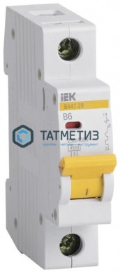 Выключатель авт. мод. 1п 6А IEK -  магазин крепежа «ТАТМЕТИЗ»