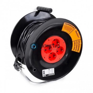 Удлинитель силовой на катушке 4 гнезда с/з 20 м 3х1 мм? STANDART PROCONNECT -  магазин крепежа «ТАТМЕТИЗ»